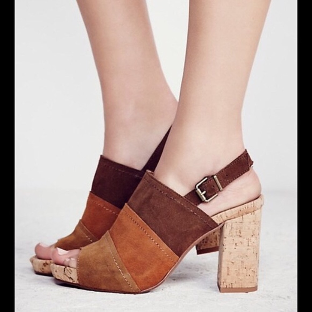 Free People Paradise Patchwork Block heels EUR 37